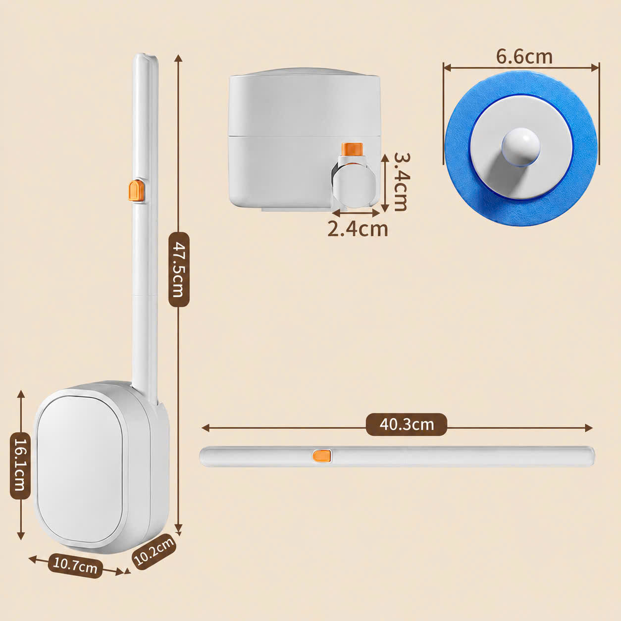 Multi-Layer Deep Cleaning Toilet Brush