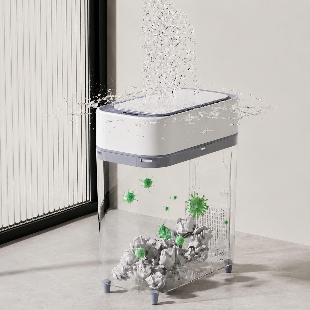 Smart Touchless Sensor Trash Can