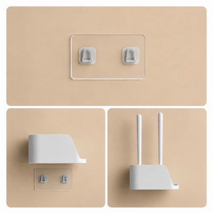 Dual Head Toilet Cleaning Brush Set