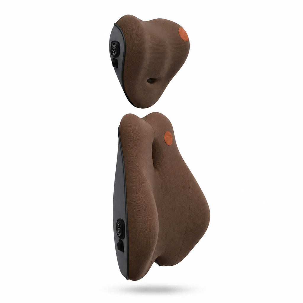ErgoPulse Massage Car Neck & Lumbar Support Set