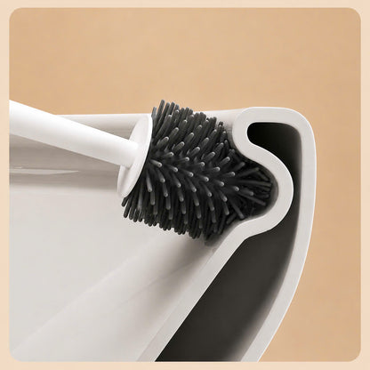 Dual Head Toilet Cleaning Brush Set